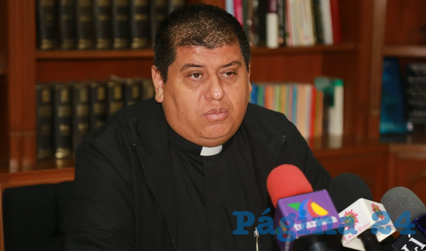 Felipe Guti&eacute;rrez Rosales, vocero de la Di&oacute;cesis de Aguascalientes (Foto: Archivo)