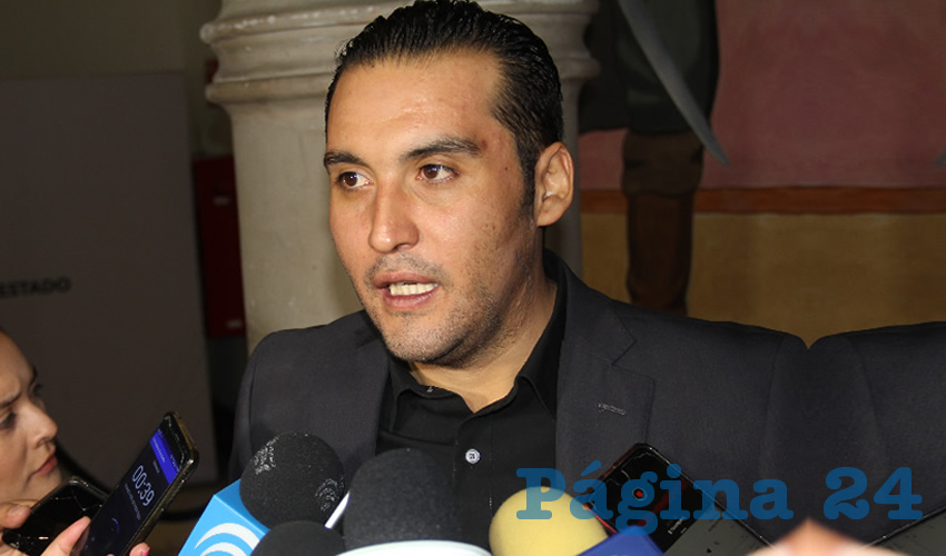 Aldo Ruiz Sánchez asegura que no hay déficit de presupuesto para Aguascalientes (Foto: Juan Fernando Reyes Ortega)