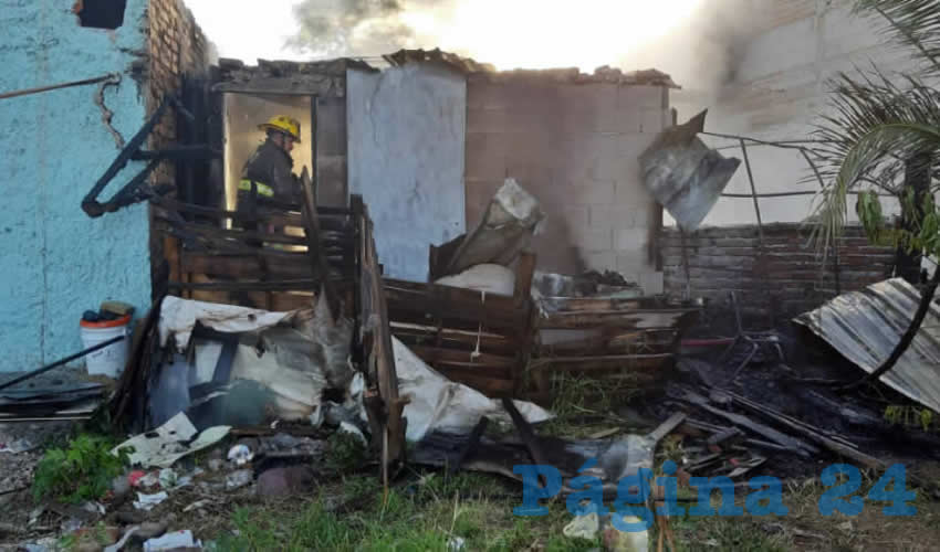 El siniestro ocurri&oacute; en una vivienda de la colonia San Francisco del Arenal
