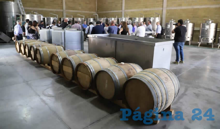 La inauguraci&oacute;n tuvo lugar en el centro de valor agregado &ldquo;Vi&ntilde;a Estaci&oacute;n&rdquo;, donde actualmente se genera vino de peque&ntilde;os productores