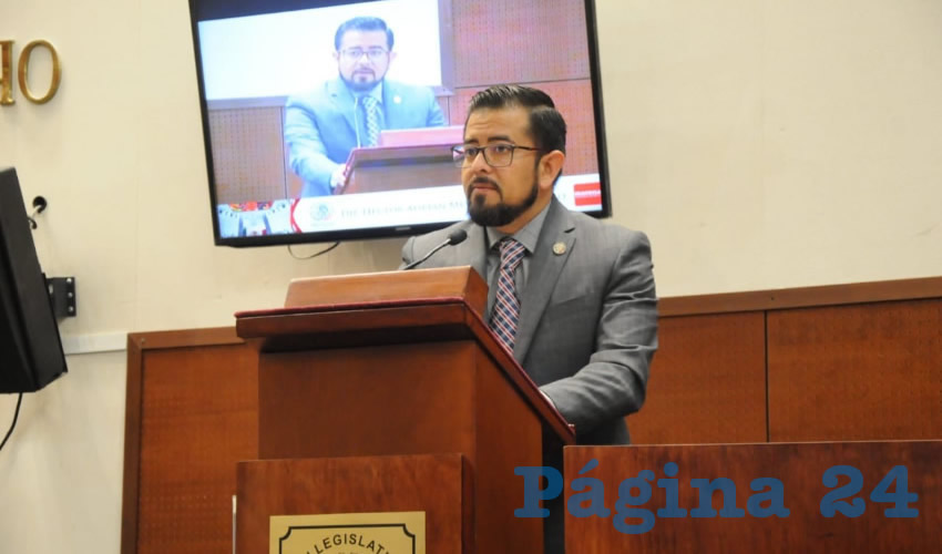 Héctor Adrián Menchaca Medrano, diputado local por Movimiento Regeneración Nacional (Morena) (Foto Cortesía)