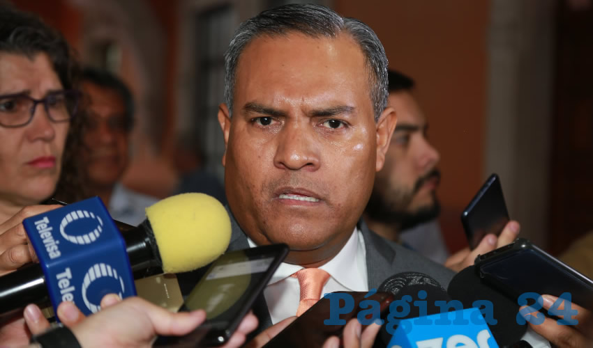 Ramón García Alvizo, delegado de la sección uno del SNTE (Foto: Eddylberto Luévano Santillán)