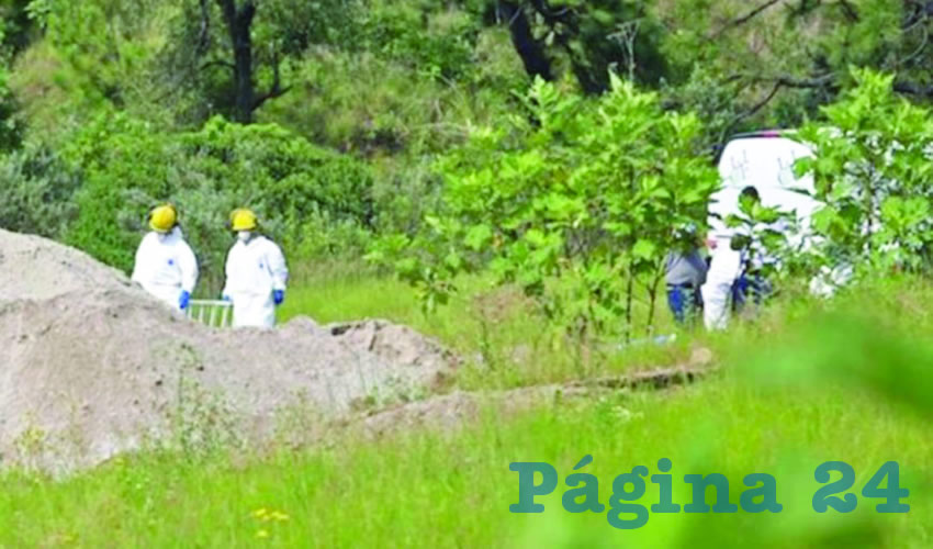 Un total de 119 bolsas con restos humanos fueron halladas en el pozo ubicado en el poblado La Primavera, municipio de Zapopan/Foto: Especial