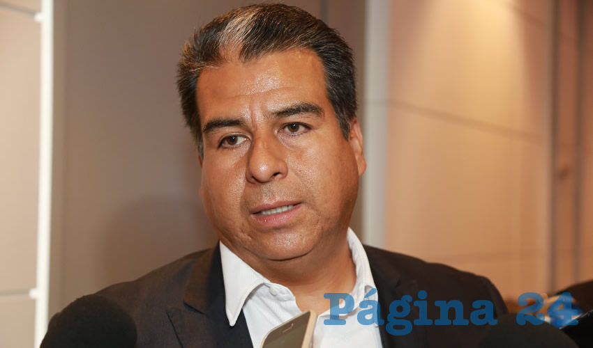 Cuauhtémoc Escobedo Tejada, presidente municipal de Pabellón de Arteaga (Foto: Eddylberto Luévano Santillán)