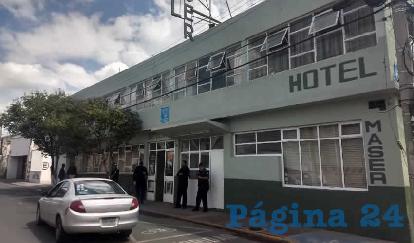En el cuarto 213 del Hotel Maser, pereció Ana Lilia Esparza Macías y/o Ana Lilia Esparza García