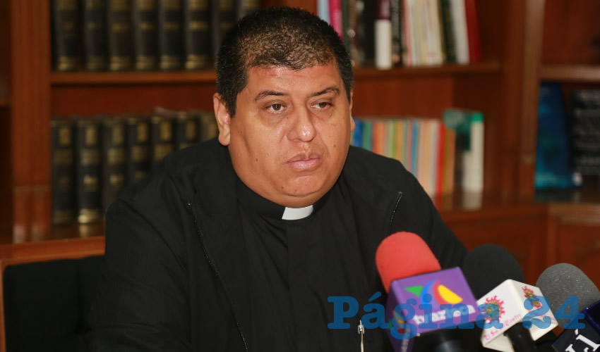 Felipe Guti&eacute;rrez Rosales, vocero de la Di&oacute;cesis de Aguascalientes (Foto: Archivo)