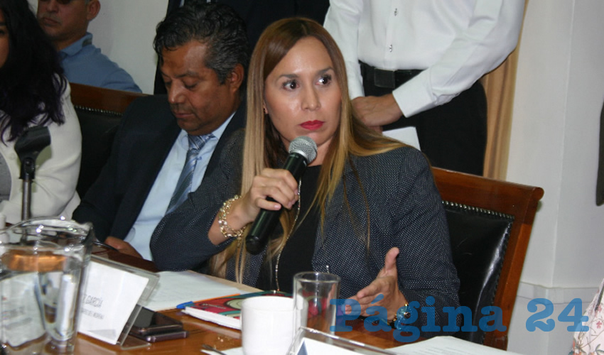 Érika Pérez García, diputada coordinadora de Morena, señaló que con la mitad de la inversión que se hizo en el canal se lograría mayor impacto y presencia entre la ciudadanía, siempre y cuando se apueste por las redes sociales; sin embargo, se hizo de otra manera y los resultados son escasos/Foto: Francisco Tapia 