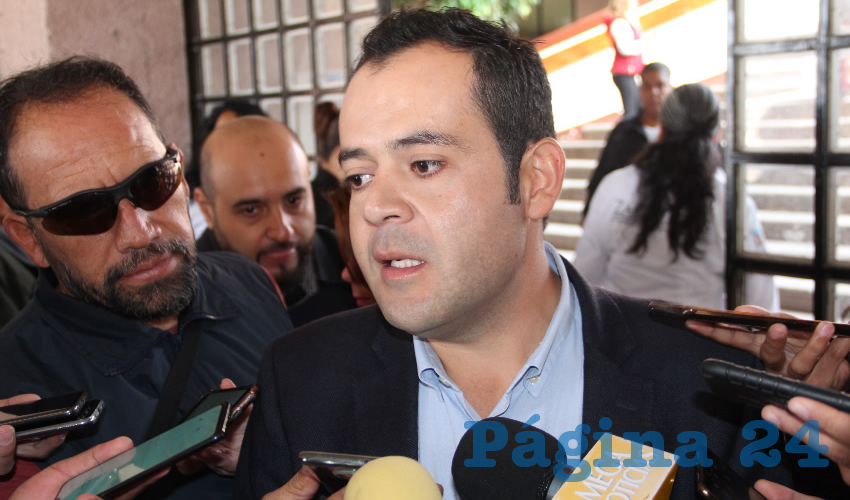 Ulises Mejía Haro, presidente municipal de Zacatecas (Foto Rocío Castro)