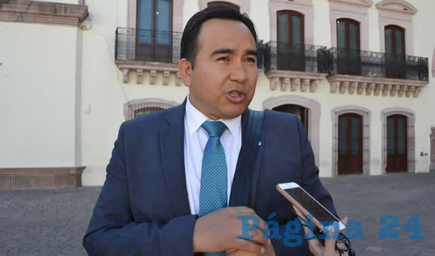 Jaime Flores Medina, secretario ejecutivo del Sistema Estatal de Seguridad (Foto Merari Martínez)