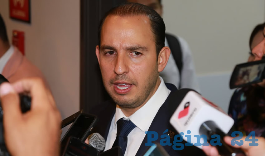 Marko Cort&eacute;s Mendoza, presidente nacional del PAN (Foto: Eddylberto Lu&eacute;vano Santill&aacute;n)