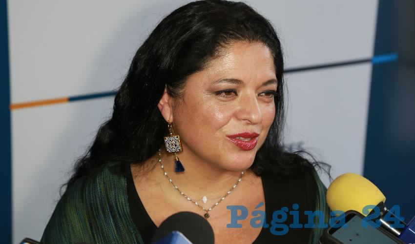 Alejandra Frausto Guerrero, secretaria de Cultura del Gobierno Federal (Foto: Eddylberto Luévano Santillán)