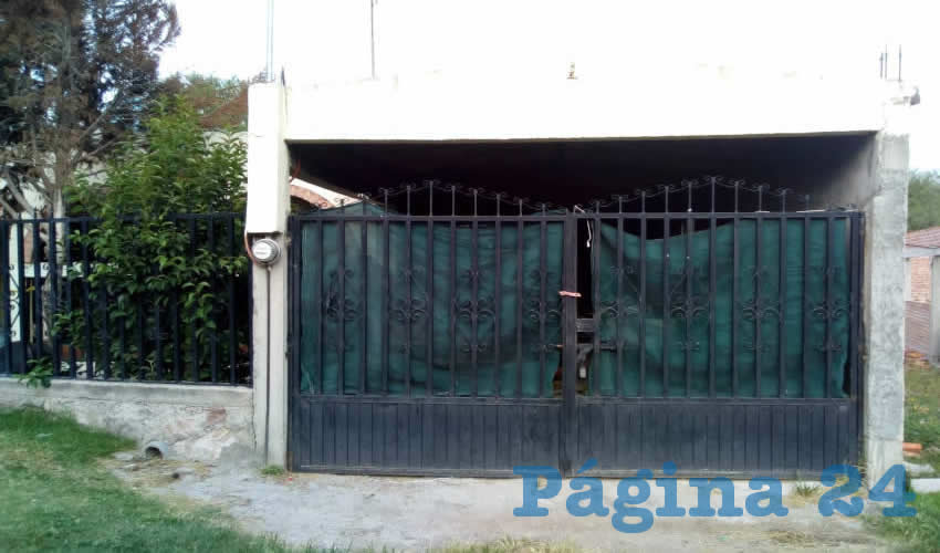 El suicidio 132 ocurrió en esta vivienda, situada en calle Nogal, en Tapias Viejas, Jesús María