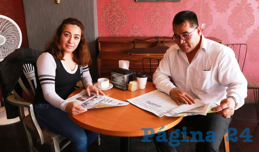 En Café del Ángel disfrutaron de un rico café Liliana Sánchez Durón y Sebastián Quintanilla Morales