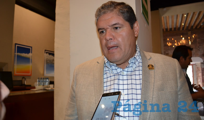 Manuel Pérez Hernández, presidente de la Cámara Nacional de Comercio de Zacatecas (Canacozac) (Foto Archivo Página 24)