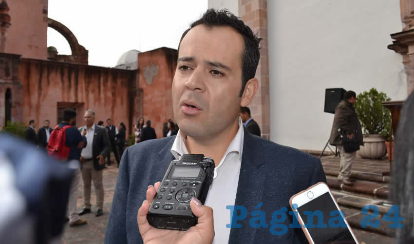 Ulises Mejía Haro, presidente municipal de Zacatecas (Foto Merari Martínez)