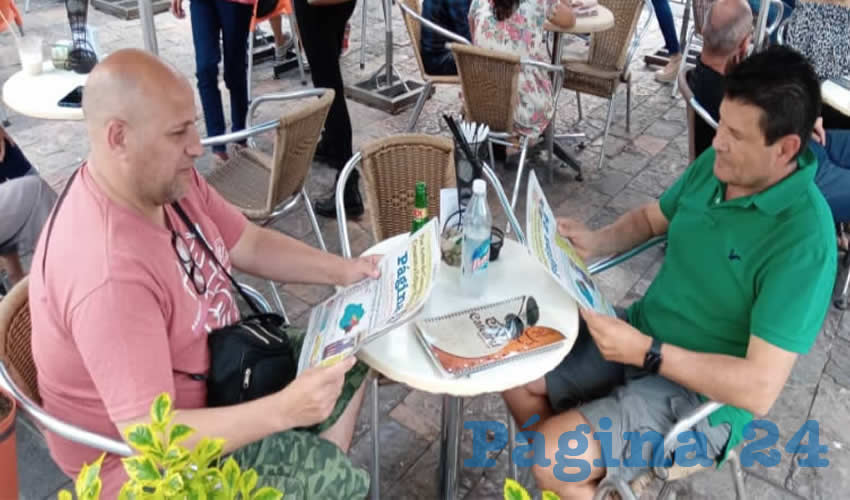 En Café Catedral convivieron Gustavo Landi, originario de Argentina; y Saúl Calderón