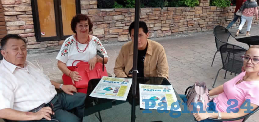 La familia Carrillo Esparza almorzó en el restaurante Las Antorchas