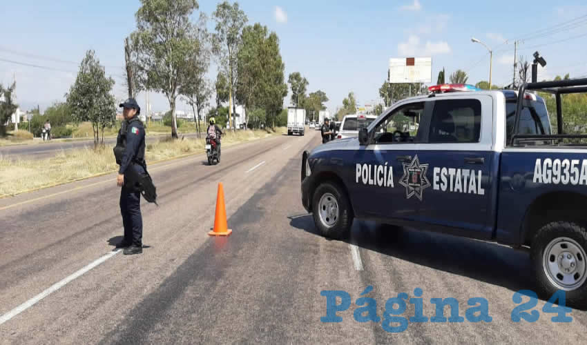 El operativo de la Secretaría de Seguridad Pública del Estado se realiza para evitar el ingreso de delincuentes con armas y drogas