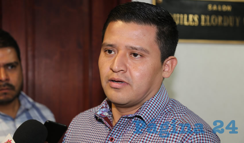 Heder Guzmán Espejel, diputado local (Foto: Eddylberto Luévano Santillán)
