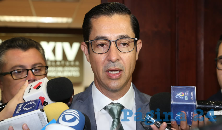 Luis Fernando Landeros Ortiz, consejero presidente del IEE (Foto: Eddylberto Luévano Santillán)