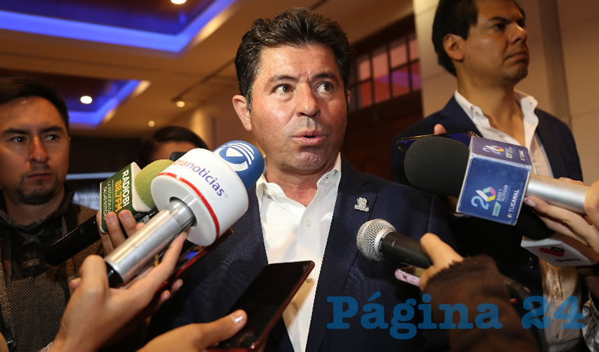 Jorge López Martín, secretario de Turismo (Foto: Eddylberto Luévano Santillán)