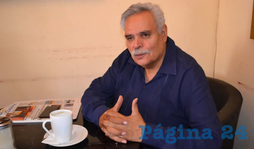 Luis Medina Lizalde, exdirigente estatal del Movimiento Regeneración Nacional (Morena) (Foto Merari Martínez)