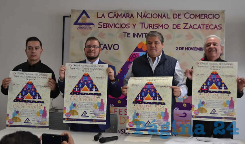 Manuel Pérez Hernández, presidente de la Cámara Nacional de Comercio de Zacatecas (Canacozac) (Foto Merari Martínez)