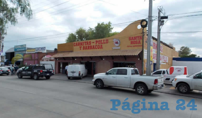 El atraco ocurri&oacute; el pasado 24 de julio, en el restaurante Santa Rosa, ubicado en avenida Jos&eacute; Mar&iacute;a Ch&aacute;vez