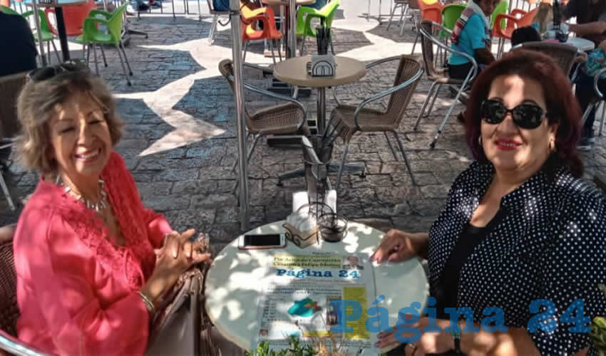 Leticia Rodríguez Ibarra y Raquel Macías convivieron en Café Catedral
