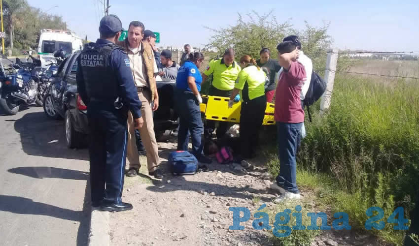 La mujer fue llevada de emergencia a la Cl&iacute;nica del IMSS, en donde se pronostica su recuperaci&oacute;n a pesar de las heridas sufridas
