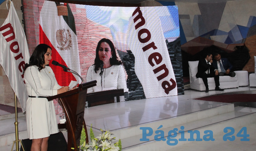 Mónica Borrego Estrada, diputada local por Movimiento Regeneración Nacional (Morena) (Foto Rocío Castro Alvarado)