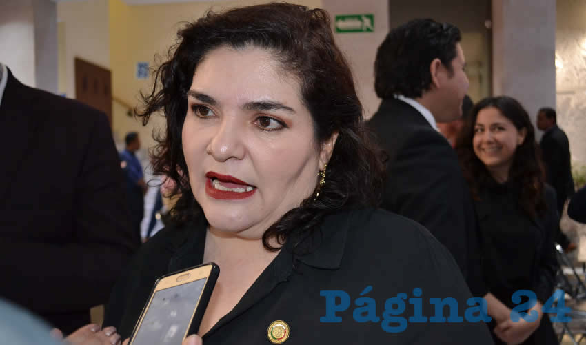 Navidad Rayas Ochoa, expuso que se debe privilegiar el dialogo, esto ante el reciente proceso interno del partido (Foto: Merari Martínez)