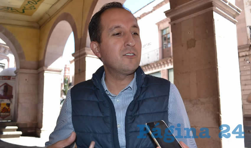 Edgar Viramontes Cárdenas, diputado local (Foto Merari Martínez)