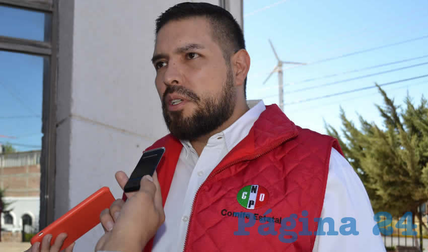 Héctor Bernal Gallegos, líder estatal de la Confederación Nacional de Organizaciones Populares (CNOP)