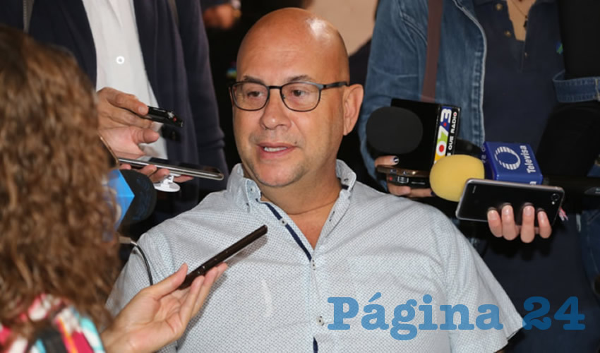 Claudio Gonz&aacute;lez Mu&ntilde;oz, secretario de Servicios P&uacute;blicos de Aguascalientes (Foto: Eddylberto Lu&eacute;vano Santill&aacute;n)