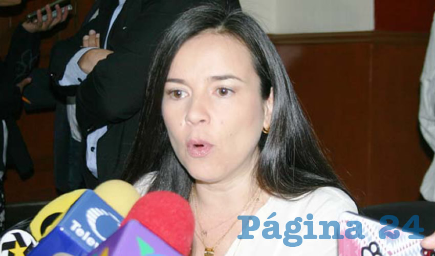 Una vez, Mirza Flores, diputada presidente de la Comisión de Vigilancia del Congreso, recalcó que están sacando las cuentas públicas atrasadas “a marchas forzadas” porque les falta personal/Foto: Francisco Tapia