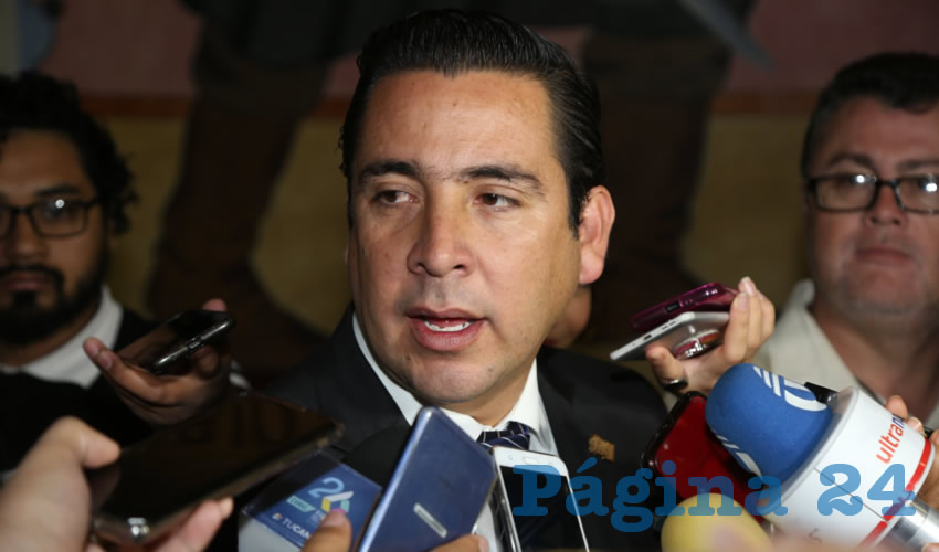 Gustavo B&aacute;ez Leos, diputado local (Foto: Eddylberto Lu&eacute;vano Santill&aacute;n)