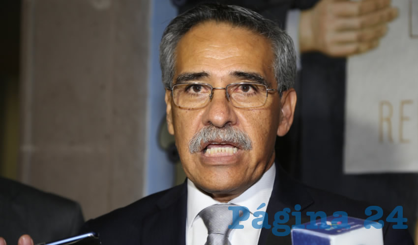 Miguel Ángel Piza Jiménez, titular del Instituto de Servicios de Salud del Estado de Aguascalientes (Foto: Eddylberto Luévano Santillán)