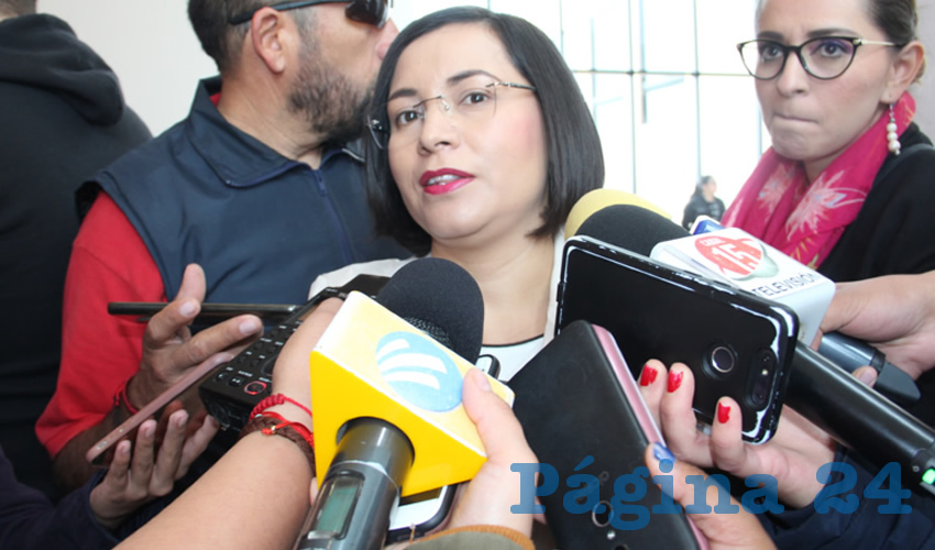 María de la Luz Domínguez Campos, titular de la Comisión de Derechos Humanos del Estado de Zacatecas (CDHEZ) (Foto Rocío Castro)