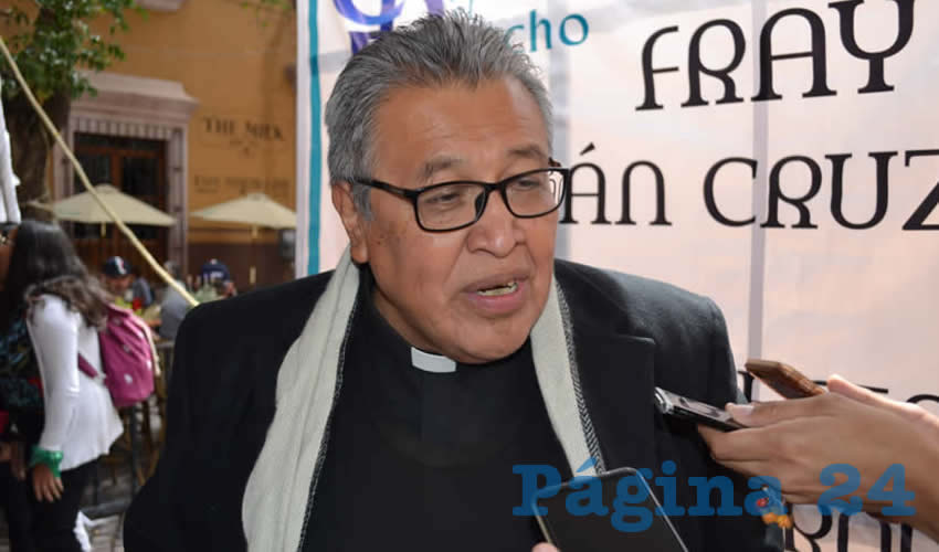 Fray Dominico Julián Cruzalta (Foto: Merari Martínez)
