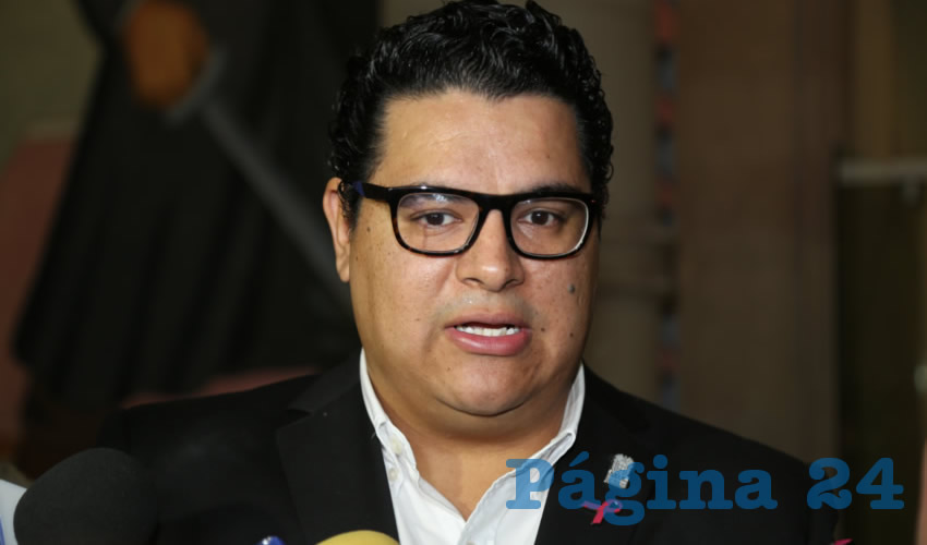 Enrique García López, diputado local (Foto: Eddylberto Luévano Santillán)