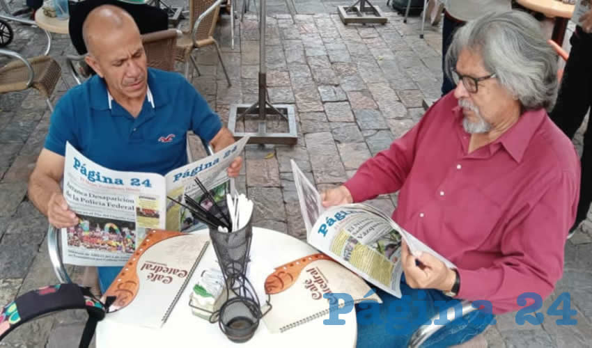 Jos&eacute; Luis y Fernando Navarro convivieron en Caf&eacute; Catedral