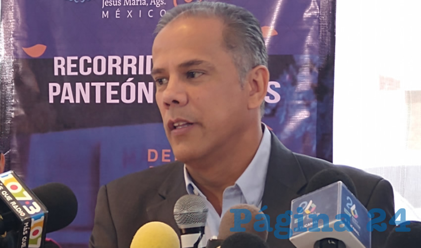 José Antonio Arámbula López, alcalde de Jesús María (Foto: Eddylberto Luévano Santillán)