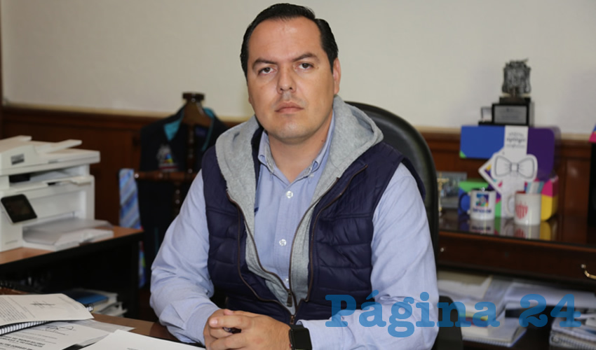 Jaime Gerardo Beltrán Martínez, secretario de Ayuntamiento (Foto: Eddylberto Luévano Santillán)