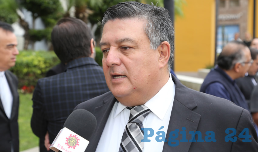 Alfredo Cervantes García, secretario de Finanzas del Municipio de Aguascalientes (Foto: Eddylberto Luévano Santillán)