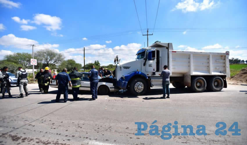 El aparato accidente ocurrió en la carretera a El Sabinal
