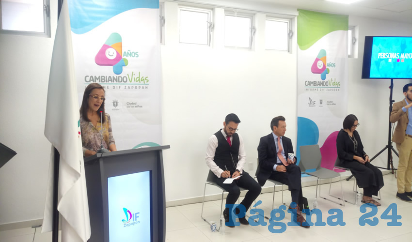 Maye Villa, presidenta del DIF Zapopan, dijo que a principios de año se reabrió la Procuraduría de la Niñez, “con espacios equipados para la atención de personas que han pasado por situaciones de violencia, en donde cada usuario es recibido con la dignidad que se merece”/Foto: Rafael Hernández Guízar