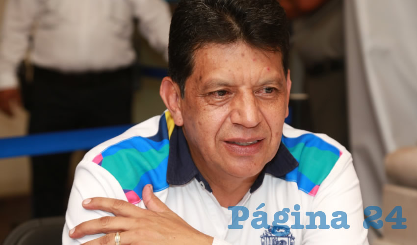 Marco Antonio Lic&oacute;n D&aacute;vila, titular de la SOPMA (Foto: Eddylberto Lu&eacute;vano Santill&aacute;n)