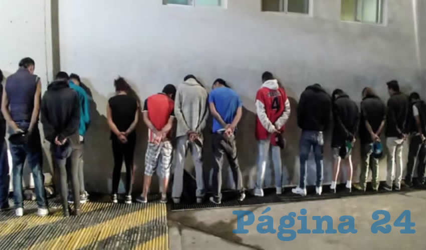 De los 458 arrestos, 434 fueron por faltas administrativas