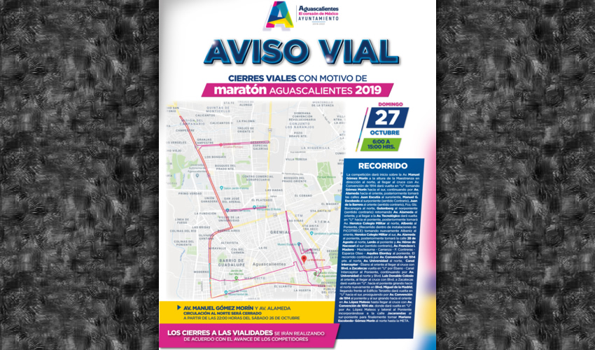 Habrá Cierres Viales